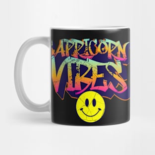 Capricorn Vibes Graffiti Zodiac Birthday Mug